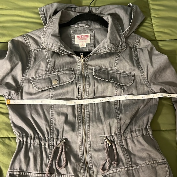 Mossimo Grey utility jacket with hood - Picture 6 of 9